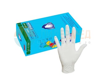 Перчатки нитриловые Safe&Care белые в компании  Лидермед 